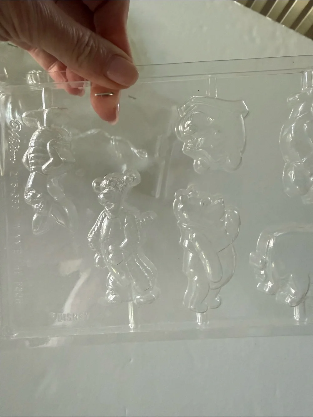 Wilton Clear Plastic Chocolate Candy Molds Set of 4 - 3 Valentine’s Day themed